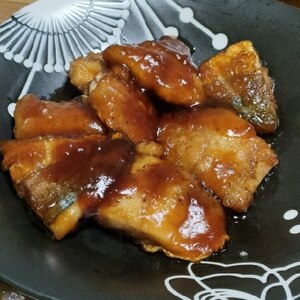 アジの蒲焼き風☆フライパンで揚げ焼き☆簡単♪